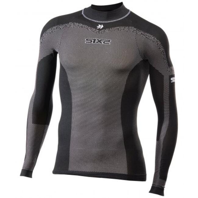 Six2 Maglia Termica Moto Black Carbon Unisex